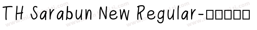 TH Sarabun New Regular字体转换